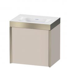 Duravit XV4631NB191P - Duravit XViu One Door C-Bonded Wall-Mount Vanity Kit Taupe