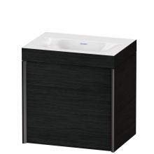 Duravit XV4631NB216C - XViu One Door C-Bonded Wall-Mount Vanity Kit Oak Black