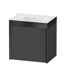 Duravit XV4631NB249P - XViu One Door C-Bonded Wall-Mount Vanity Kit Graphite