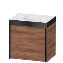 Duravit XV4631NB279P - XViu One Door C-Bonded Wall-Mount Vanity Kit Walnut