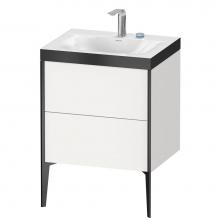 Duravit XV4709EB218P - XViu Two Drawer C-Bonded Floorstanding Vanity Kit White