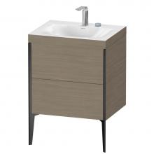 Duravit XV4709EB235C - XViu Two Drawer C-Bonded Floorstanding Vanity Kit Oak Terra