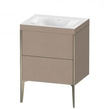 Duravit XV4709NB175C - Duravit XViu Two Drawer C-Bonded Floorstanding Vanity Kit Linen