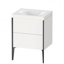 Duravit XV4709NB218C - XViu Two Drawer C-Bonded Floorstanding Vanity Kit White