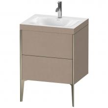 Duravit XV4709OB175C - Duravit XViu Two Drawer C-Bonded Floorstanding Vanity Kit Linen