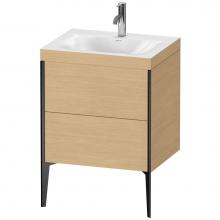 Duravit XV4709OB230C - XViu Two Drawer C-Bonded Floorstanding Vanity Kit Natural Oak