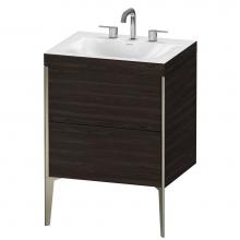 Duravit XV4709TB169C - Duravit XViu C-Bonded Floorstanding Vanity  Brushed Walnut