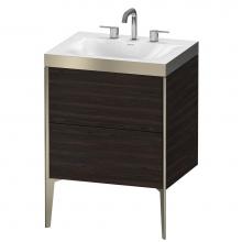 Duravit XV4709TB169P - Duravit XViu C-Bonded Floorstanding Vanity  Brushed Walnut