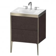 Duravit XV4709TB172P - Duravit XViu C-Bonded Floorstanding Vanity  Brushed Dark Oak