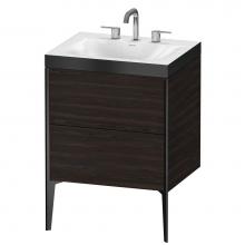 Duravit XV4709TB269P - Duravit XViu C-Bonded Floorstanding Vanity  Brushed Walnut