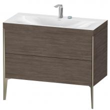 Duravit XV4711EB151C - Duravit XViu Two Drawer C-Bonded Floorstanding Vanity Kit Pine Terra