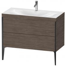 Duravit XV4711OB251C - Duravit XViu Two Drawer C-Bonded Floorstanding Vanity Kit Pine Terra