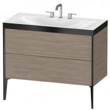 Duravit XV4711TB231P - Duravit XViu C-Bonded Floorstanding Vanity  Pine Silver