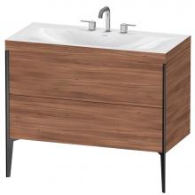 Duravit XV4711TB279C - Duravit XViu C-Bonded Floorstanding Vanity  Natural Walnut