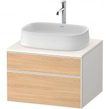 Duravit ZE4820030840000 - Duravit Zencha 25 5/8'' Wall Mount Two Drawer Single Vanity Cabinet in Natural Oak, Sink