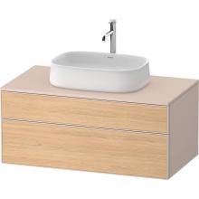 Duravit ZE4821030830000 - Duravit Zencha 39 3/8'' Wall Mount Two Drawer Single Vanity Cabinet in Natural Oak, Sink