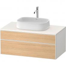 Duravit ZE4821030840000 - Duravit Zencha 39 3/8'' Wall Mount Two Drawer Single Vanity Cabinet in Natural Oak, Sink
