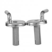 Duravit 0061181000 - Hinge Set for Seat and Cover without Soft Closure, Stainless Steel