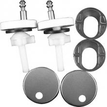 Duravit 0061571000 - Hinge Set for Seat and Cover with Soft Closure, Plastic