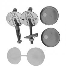 Duravit 0061631000 - Hinge Set for Seat and Cover with or without Soft Closure, Stainless Steel