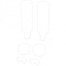 Duravit 1003820000 - Damper Set for Seat and Cover Durastyle 006059, 006379