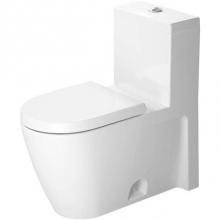 Duravit D1654700 - Starck 2 One-Piece Toilet Kit White with Seat