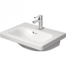 Duravit 23375500001 - DuraStyle Vanity Sink White with WonderGliss