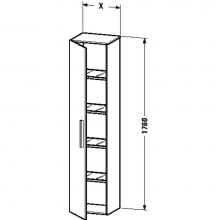 Duravit VE1116R7171 - Duravit Vero Tall Cabinet  Mediterranean Oak