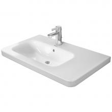 Duravit 2325800060 - Furniture washbasin 80cm DuraStyle white, bowl-l., w.OF, w.TP, w/o