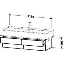 Duravit XL6208R1818 - Duravit X-Large One Door Wall-Mount Vanity Unit White