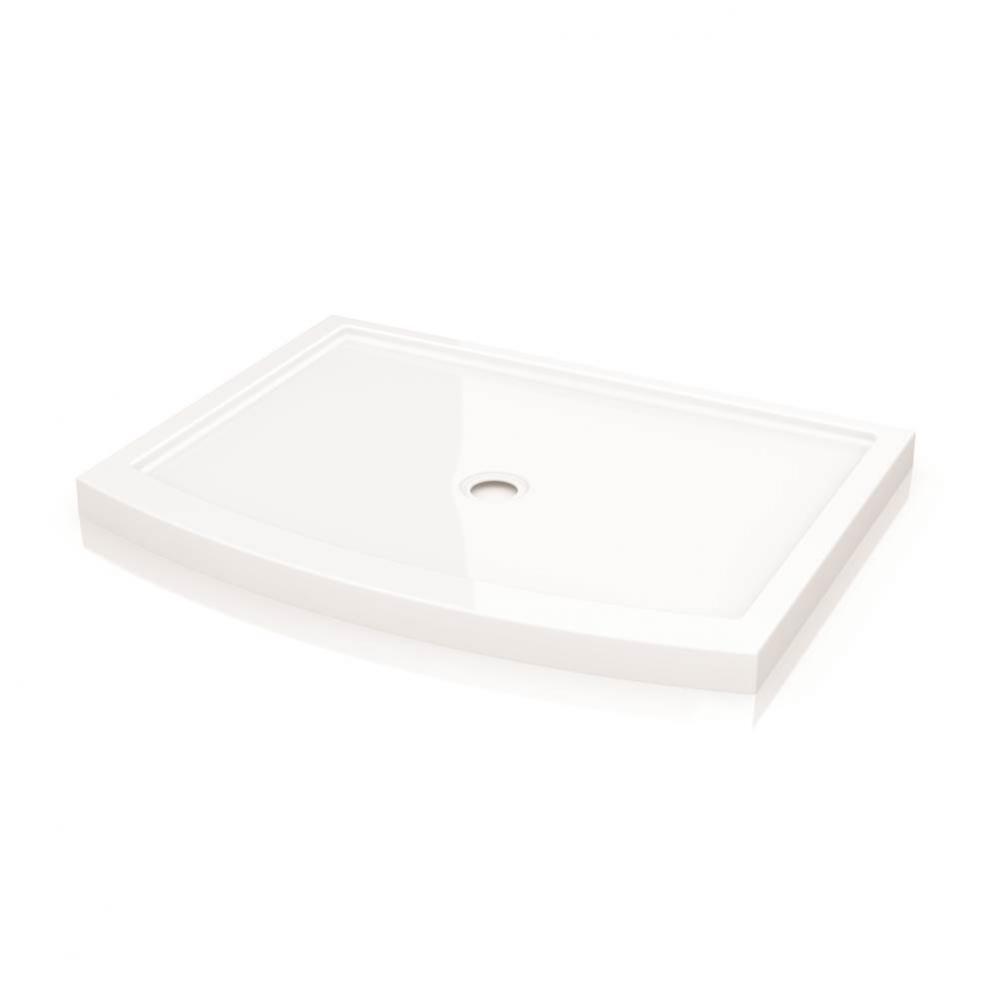 BOWFRONT BASE CENTER DRAIN/3248/WHITE