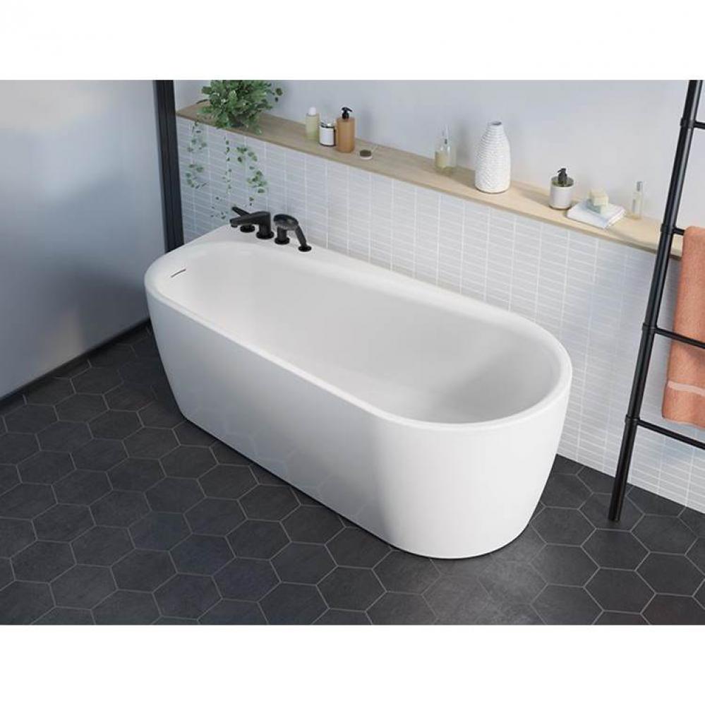 OPUS CABALETTA TUB/6731/WHITE/RIGHTT/WHITE DRAIN COVER