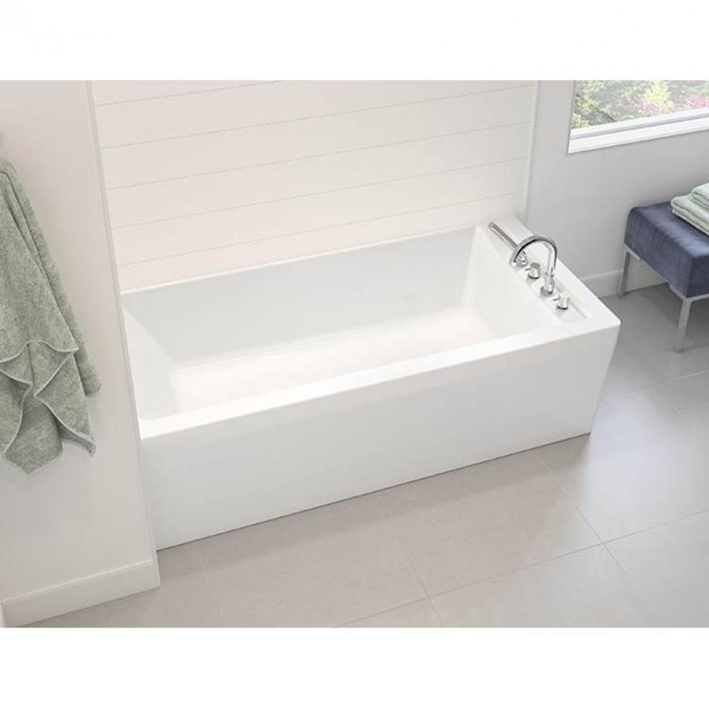 OPUS SEQUENCE TUB/6632/WHITE/LEFT/WHITE DRAIN COVER