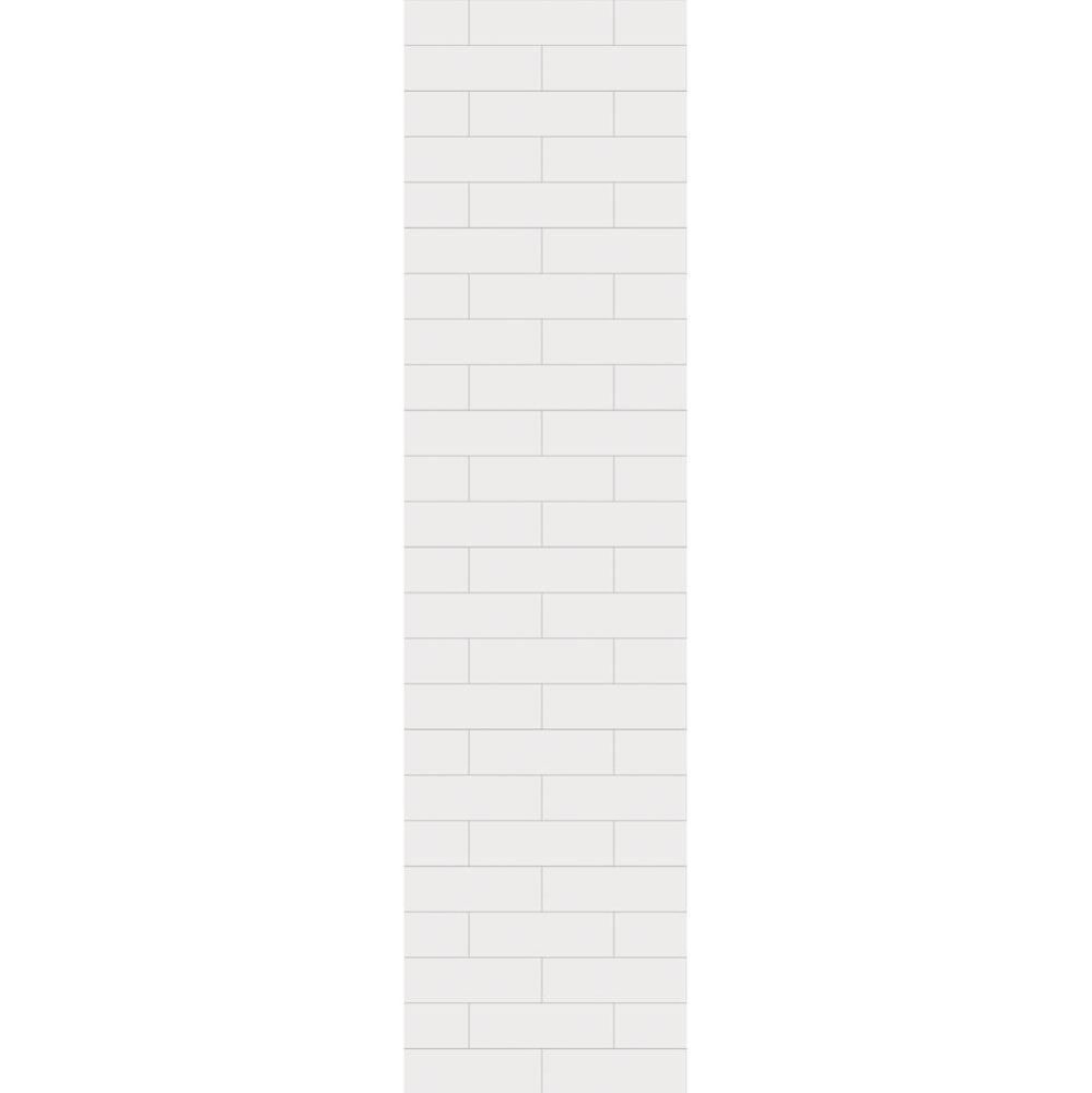 FIBO FLEX CORNER WALL KIT/ DENVER WHITE M74 /4 X 24'' PANELS