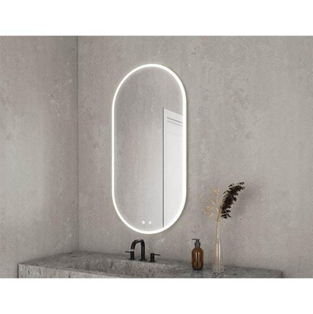 HALO PLUS OBLONG MIRROR 20''W X 39''H +DEFOG +LIGHT +TOUCH