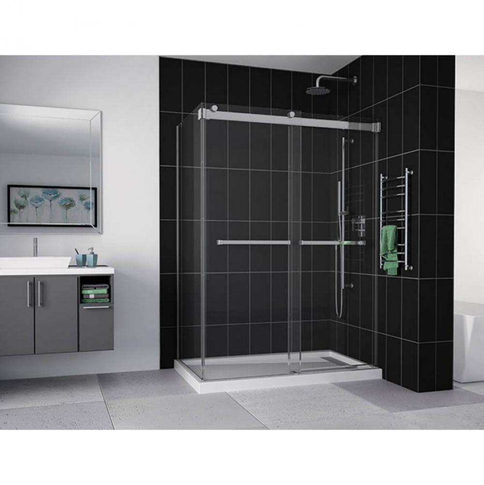 GEMINI PLUS TUB 65 x 32/CHROME/10MM/RIGHT/SEKUR+