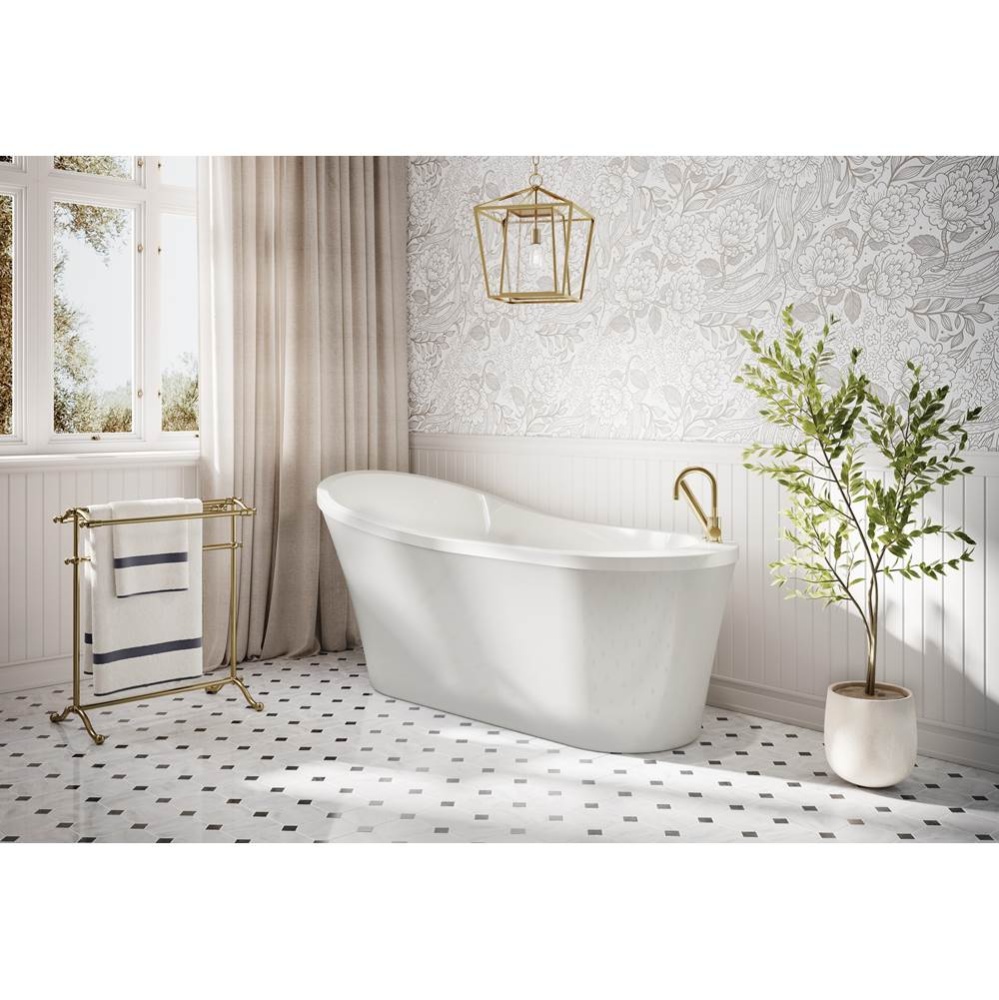 OPUS MEZZO TUB/6029/WHITE/WHITE DRAIN COVER