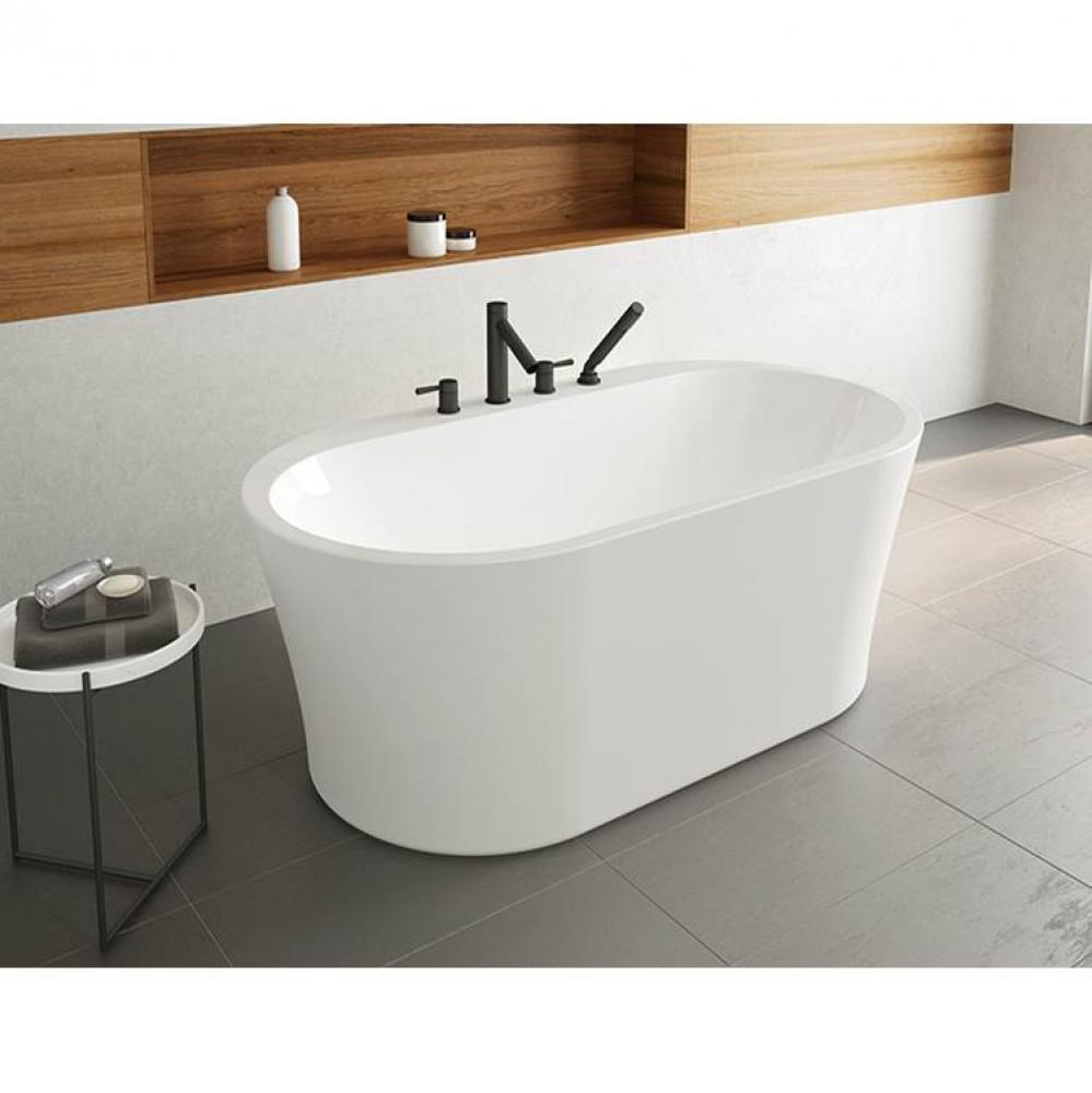 OPUS LIBRETTO TUB/5931/WHITE/WHITE DRAIN COVER