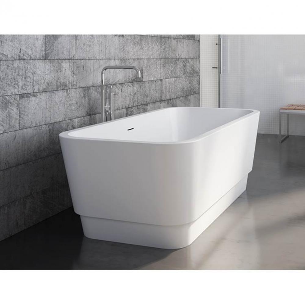 Opus Medley Tub/6731/White/White Drain Cover