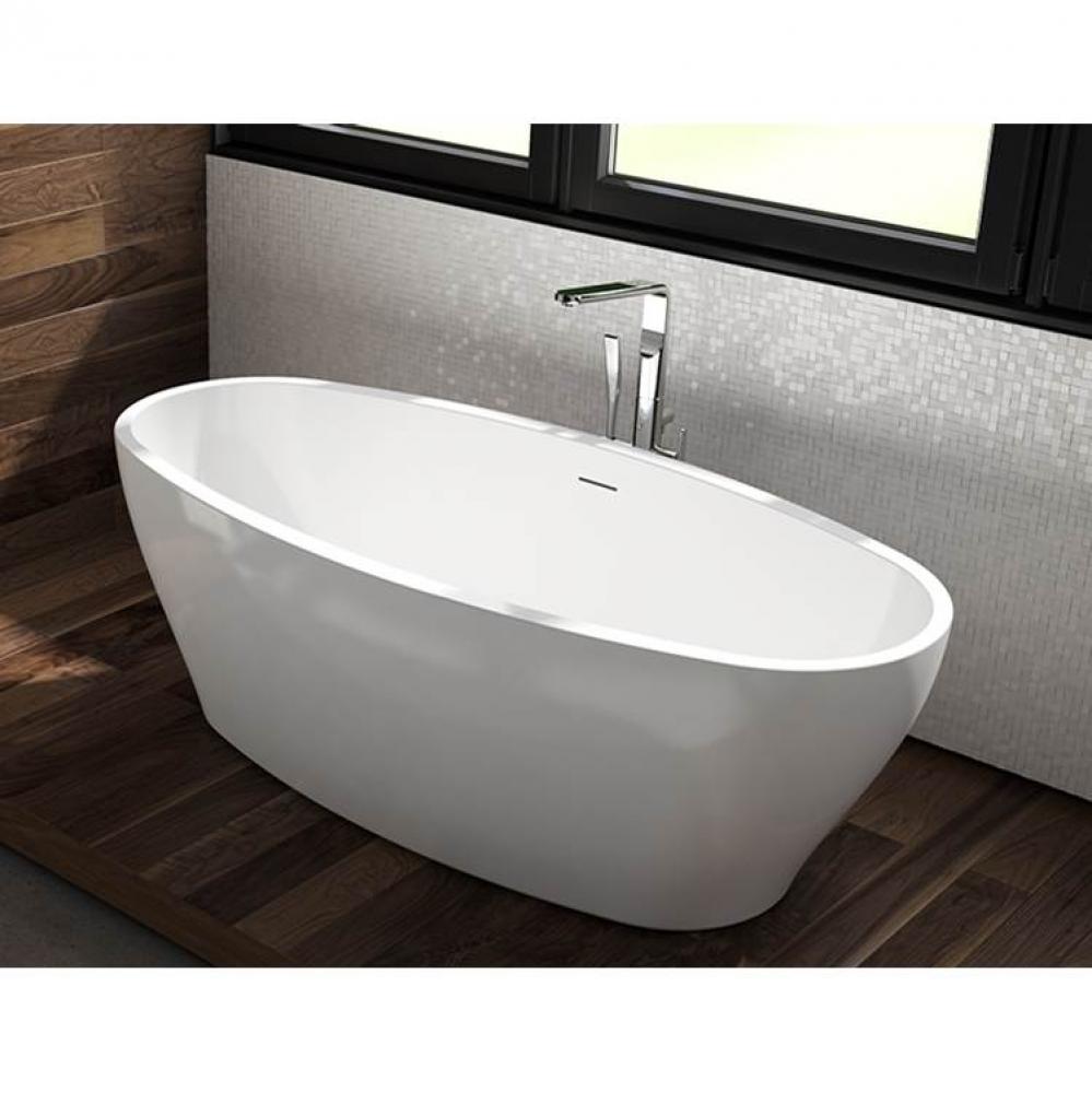 OPUS OCTAVE TUB/6731/WHITE/WHITE DRAIN COVER