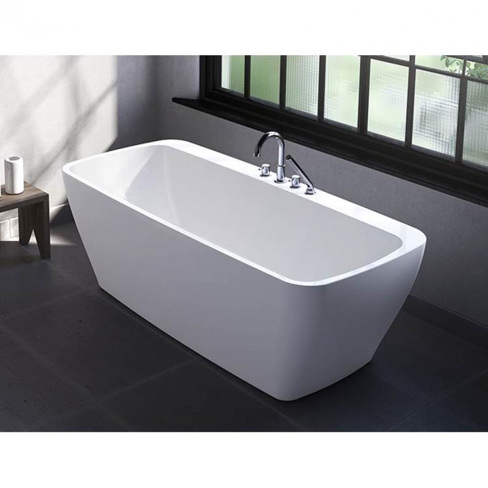 OPUS WALTZ TUB/6731/WHITE/WHITE DRAIN COVER