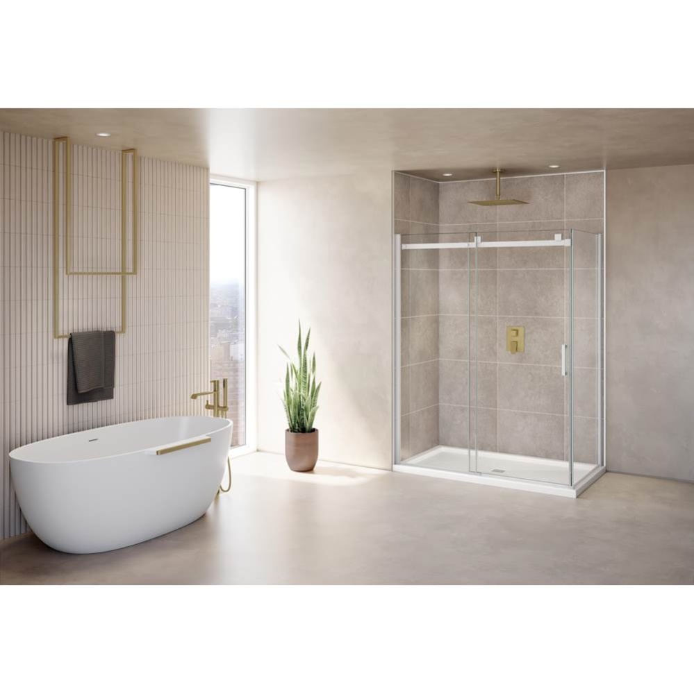 SKYLINE 2SIDED/48x36/L INL x L RET/WHITE/79H/SEKUR+