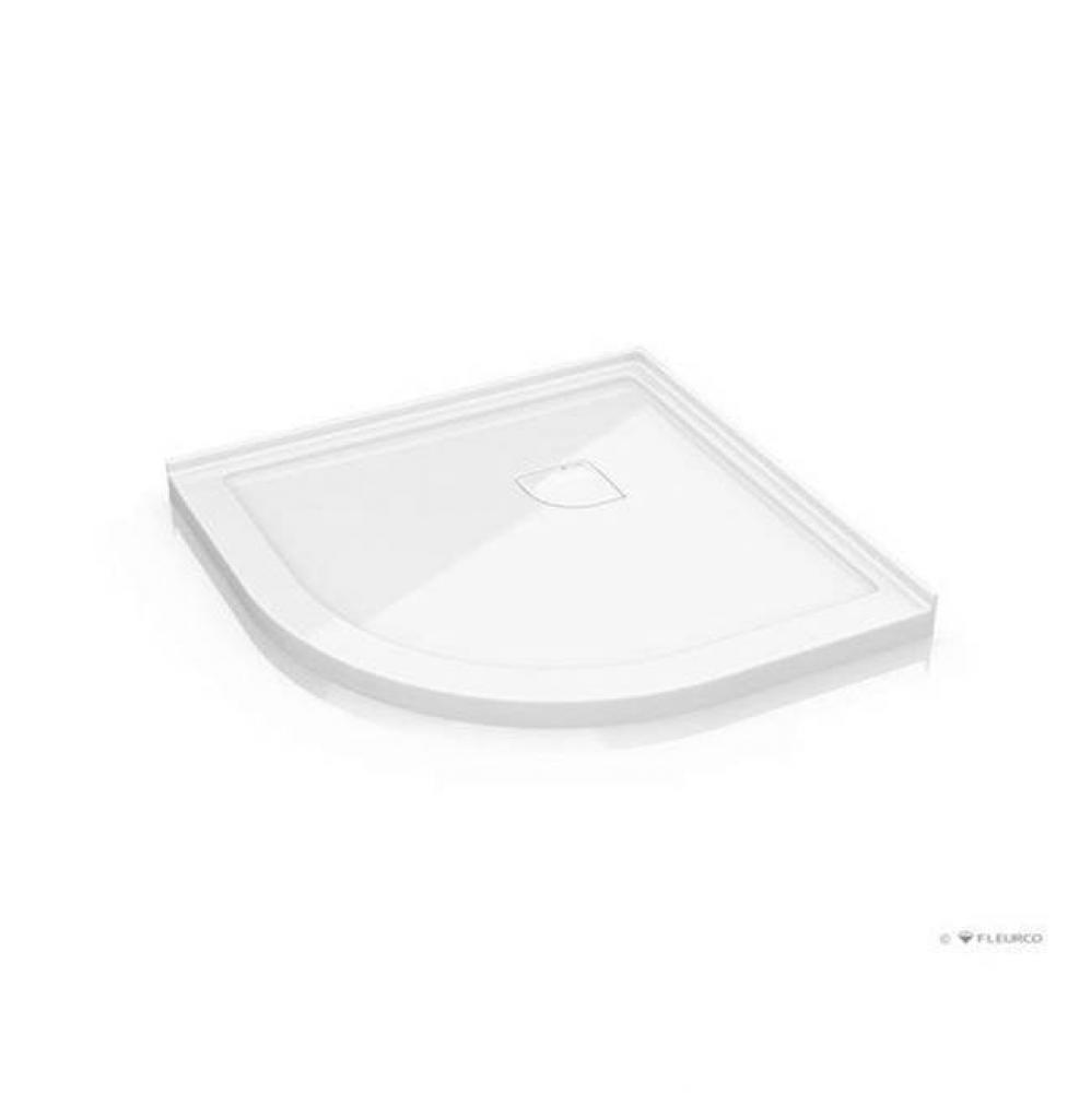 ROUND BASE LOW-PROFILE/36''/WHITE