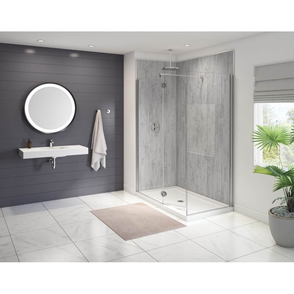 EVOLUTION 2-SIDED ROUND SHIELD/24x34/79H/10MM/CHROME