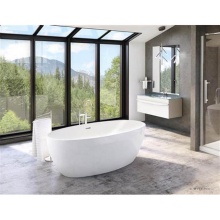 Fleurco BVO6732-18 - ARIA VOCE 67 TUB/6732/WHITE/WHITE DRAIN COVER