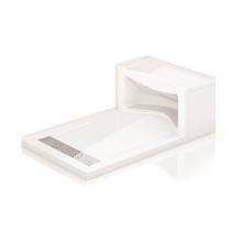 Fleurco Asel6036-18-7 - Alessa Seated-Base/6036/White/Left/Chr Square