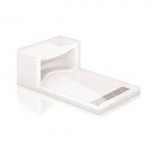 Fleurco Aser6036-18-5 - Alessa Seated-Base/6036/White/Right/Chr Slotted