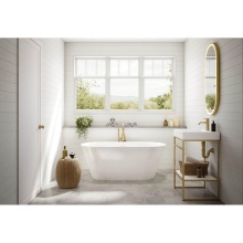 Fleurco BCD5930-18 - ARIA CADENZA TUB/5930/WHITE/WHITE DRAIN COVER