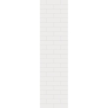 Fleurco FBC-4PAN-3091-M74 - FIBO FLEX CORNER WALL KIT/ DENVER WHITE M74 /4 X 24'' PANELS