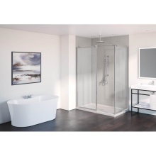 Fleurco ELEV2828-11-40-79 - ELERA SHIELD 2 SIDED 28X28/CHROME/SEKUR+